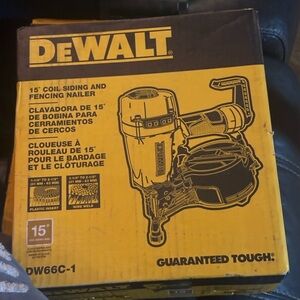 DEWALT Yellow Coil Siding and Fencing Nailer